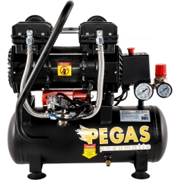 Малошумный безмасляный компрессор Pegas pneumatic PG-602 профессиональная серия 6619