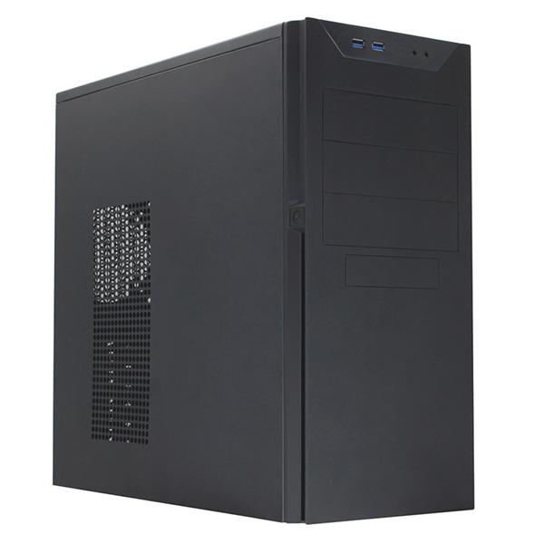 корпус MidiTower Powerman BA833 Black ____ U3.0*2+A HD ATX, mATX без блока питания 6191212