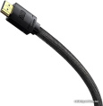 Кабель Baseus CAKGQ-J01 High Definition Series Adapter Cable 8K HDMI 2.1 to 8K HDMI 8K 2.1 1m; 48 Гбит/с; поддрежка: 3D Video, 8K@60Hz, 4K@120Hz, 2K@144Hz, Static HDR, Dynamic HDR, VRR, QMS, ALLM, eARC; Black