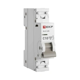 Автоматический выключатель EKF ВА 47-63N 1P 10А (C) 4,5 кА PROXIMA M634110C