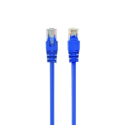 Cablexpert Патч-корд UTP PP12-0.5M/B кат.5, 0.5м, литой, многожильный (синий)