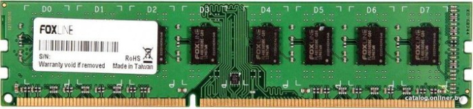 Память FOXLINE DDR4 DIMM 8Gb (PC25600, 3200MHz, CL22, 1.2V, OEM) (FL3200D4U22-8G)