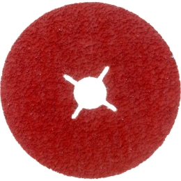 Керамический фибровый диск со шлицами XF885 (1 шт, 125х22 мм, P24) VSM 004965