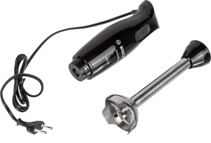 Блендер Bosch CleverMixx MSM2610B,  погружной,  черный