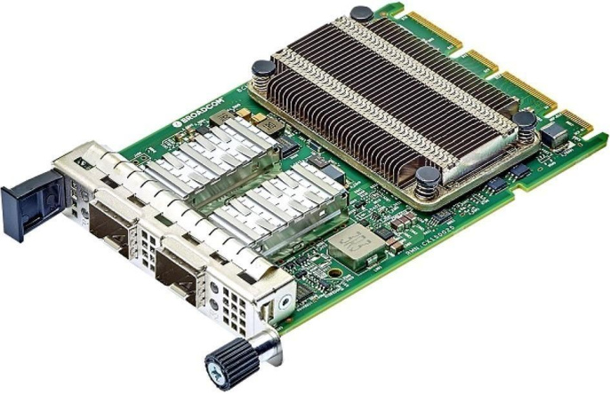 Серверный сетевой адаптер Dual-Port 25/10 Gb/s Ethernet PCI Express 3.0 x8 OCP 3.0 BCM957414N4140C