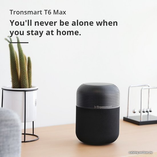Портативная колонка Tronsmart Element T6 Max 60W акустическая система 2.1, технология SoundPulse, Bluetooth 5.0 до 20м, 360-градусный объемный звук, до 20 часов воспроизведения, IPX5 Waterproof