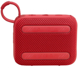 Колонка портативная JBL GO 4, 4.2Вт, красный [jblgo4red]