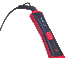 Щипцы для завивки StarWind SHE6610,  розовый и черный