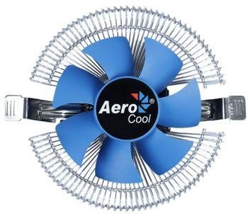 Cooler Aerocool Verkho I 90W 4пин, 775/1155, 12.2-29.7дБ, 1200-2500об/мин, Al PWM/ Clip