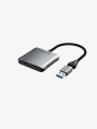 Адаптер видеозахвата CABLETIME CB67G (CT-ACHC3L-AG) USB 3.0 A+C в HDMI с петлевым выходом