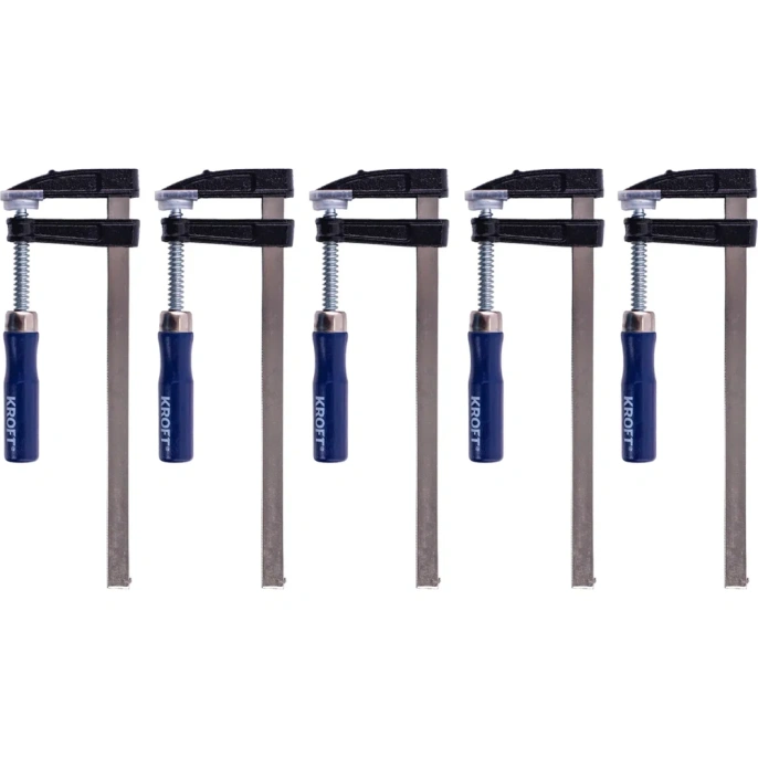 Набор струбцин KROFT f-обр. 50x200 мм 4 шт. 203105