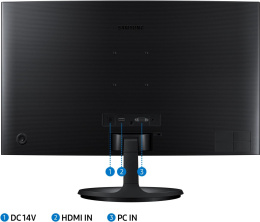 Монитор Samsung 23.8" S24C360EAI черный VA LED 16:9 HDMI матовая 250cd 178гр/178гр 1920x1080 75Hz FreeSync VGA FHD 3.1кг LS24C360EAIXCI