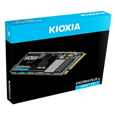 M.2 2280 500GB KIOXIA EXCERIA PLUS G2 Client SSD LRD20Z500G PCIe Gen3x4 with NVMe, 3400/3200, IOPS 650/600K, MTBF 1.5M, 3D TLC NAND, 512MB, 200TBW, 0,22DWPD, Bulk