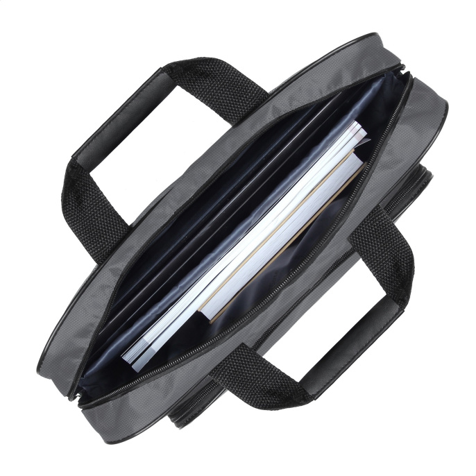 Сумка ExeGate Office F1596 Dark-Grey, темно-серая, полиэстер, для ноутбуков до 15.6" EX264612RUS