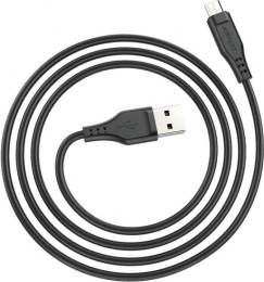 Кабель AceFast C3-09 USB Type-A - microUSB (1.2 м, черный) USB 2.0 Type-A/microUSB 2.0, черный, длина 1.2 м