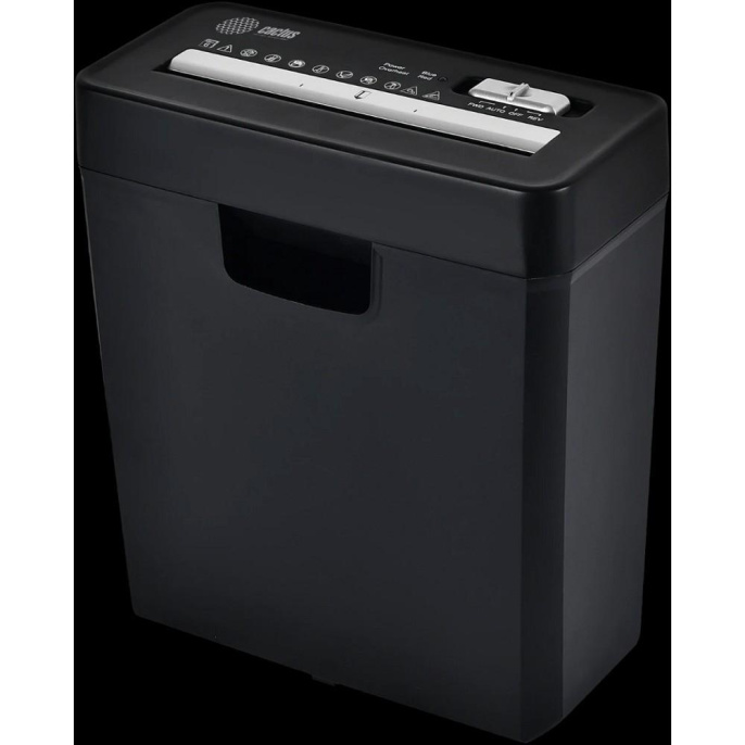 Cactus Шредер CS-SH-P2 черный секр.Р-2 /ленты/6лист./10лтр./скобы/пл.карты