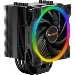Кулер для процессора CPU Cooler be quiet! PURE ROCK 2 FX 150W, 4-pin PWM, 155mm, Al/Cu, 4x6mm, ARGB, 1x120mm, 42.6CFM, 24.4dBA, 2000RPM, S: 1700/1200/115X/2066/2011 -3 square ILM, AM5/AM4, black BK033