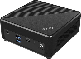 Неттоп MSI Cubi N ADL-018RU, Intel N200, DDR4 4ГБ, 128ГБ SSD , Intel UHD Graphics, Windows 11 Pro, черный [9s6-b0a911-211]