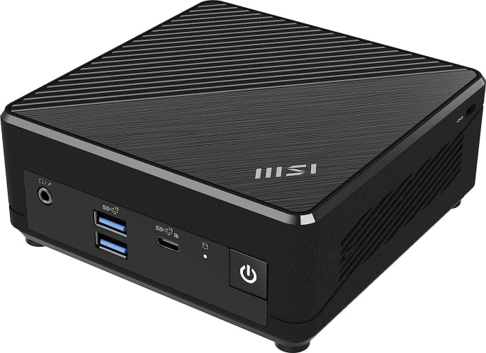 Неттоп MSI Cubi N ADL-018RU, Intel N200, DDR4 4ГБ, 128ГБ SSD , Intel UHD Graphics, Windows 11 Pro, черный [9s6-b0a911-211]