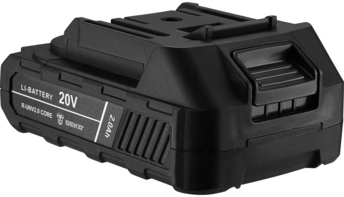 Батарея аккумуляторная DEKO R-UNV2.0 CORE, 20В, 2.0Ач, Li-Ion [083-1013]