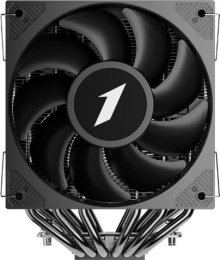 Кулер 1stPlayer CY12D Черный CY12D-BK Intel LGA1851/1700/1200/115x, AMD AM5/AM4, крепление на винтах, 6 тепловых трубок 6мм , размер вентилятора: 120x120x25мм, гидравлический подшипник, 1900об/мин, 57.56CFM, 38.21dB A