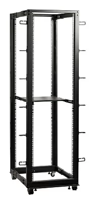 Стойка двухрамная Lanmaster TWT-RACK2-42U-ADJ 42U 480ммX560мм 1000кг черный