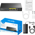 Контроллер Cudy C200P 10/100/1000BASE-TX черный
