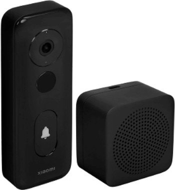 Умный дверной звонок Xiaomi DoorBell 3S MJML07-FJ/MJJSQ04-FJ Global датчик движения (PIR), подключение к Wi-Fi, управление через Amazon Alexa/Google Home/Mi Home, размещение внутри помещения, питание: сеть 220В/батарейка, распознавание лица