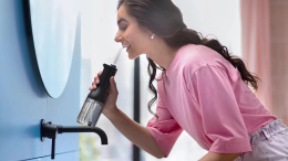 Ирригатор Philips Sonicare 3000 HX3826/33 портатив. импульсн. черный