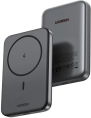 Внешний аккумулятор UGREEN PB561-25919 10000mAh Mini Magnetic Wireless 20W Power Bank Gray USB-C вход/выход: 5V-3A/9V-2.22A/12V-1.67A 20W Max, выход: 5V/3A 15W Max, беспрводная зарядка выход: 15W Max для устройств iOS: 7.5W, быстрая зарядка, материал: п