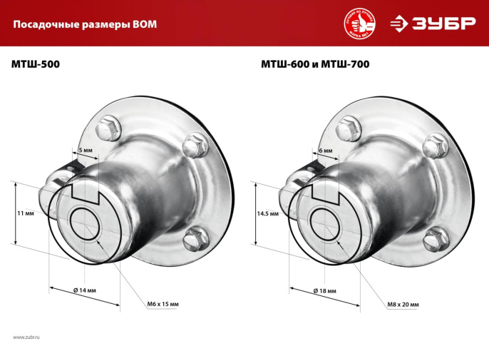 Мотоблок Зубр МТШ-500 бензиновый 5.15кВт 7л.с.