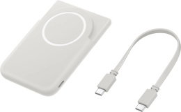 Мобильный аккумулятор Samsung External Battery Magnetic Wireless 5000mAh 15W 3A беспров.зар. серый (EB-U2500XJEGRU)