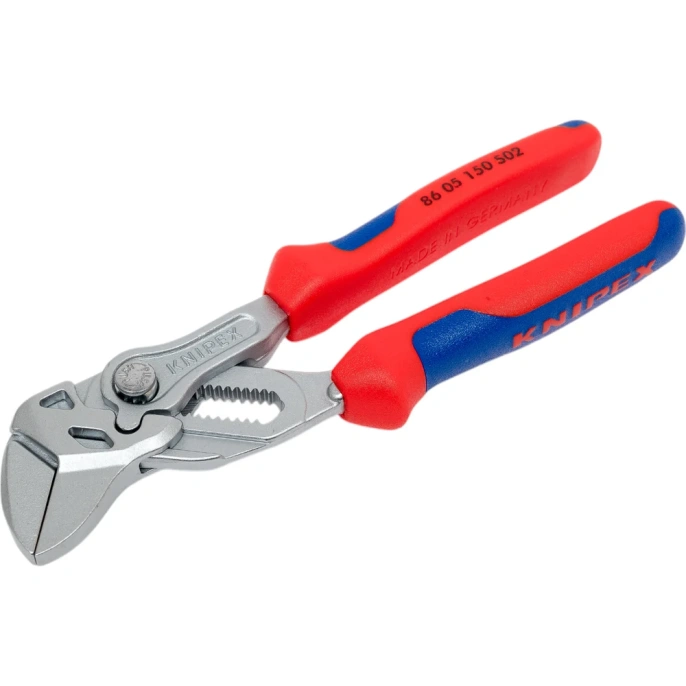Переставные клещи-ключ Knipex 27 мм 1" , 150 мм, Cr-V, хром, 2-к рукоятки, KN-8605150S02