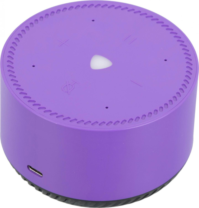 Умная колонка Yandex Станция Лайт Алиса фиолетовый 5W 1.0 BT 10м YNDX-00025P