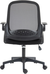 Кресло Cactus CS-MC212-BK черный низк.спин. крестов. пластик пластик черный