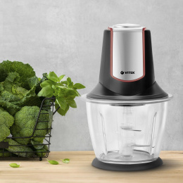 Измельчитель ручной Vitek VT-7135 1.2л 500Вт черный