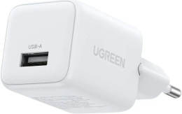 Сетевое зарядное Ugreen X518 75623 (белый) сетевое зарядное для телефонов/для планшетов, USB Type-A, 18 Вт, быстрая зарядка, без кабеля