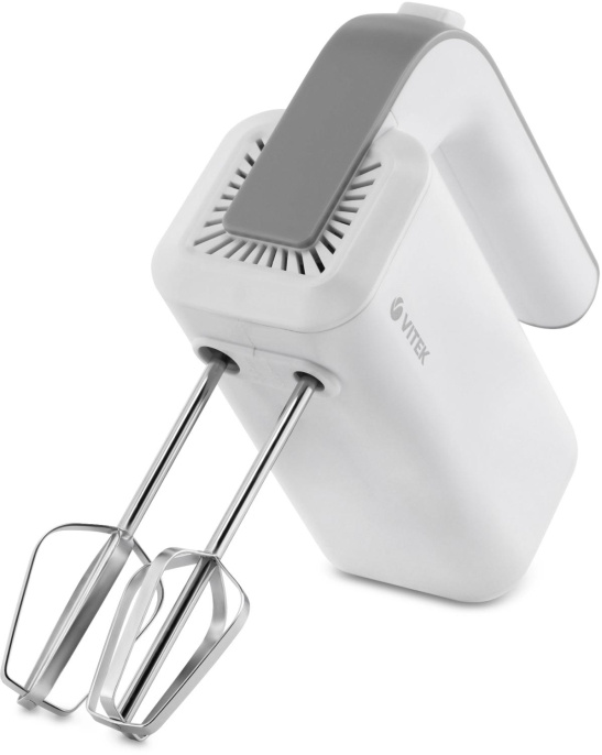 Миксер ручной Vitek VT-1420 400Вт белый/серебристый