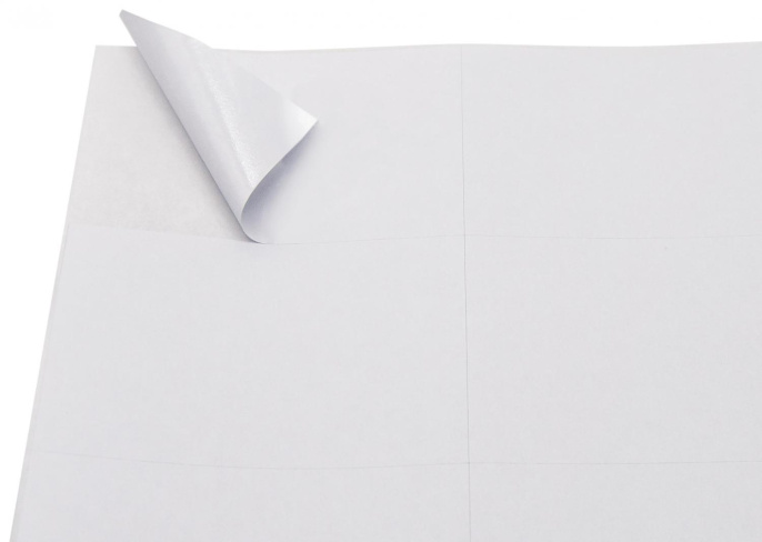 Этикетки Buro A4 70x49.5мм 18шт на листе/100л./белый матовое самоклей. универсальная