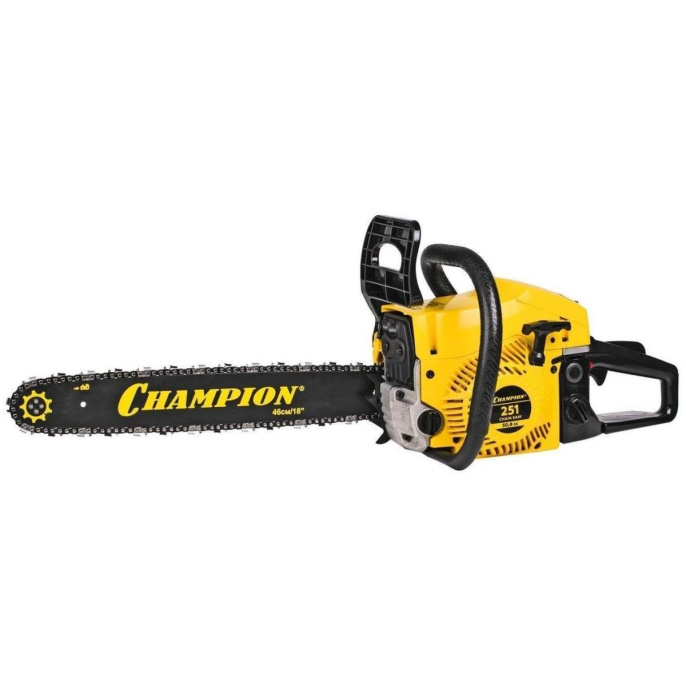 CHAMPION Бензопила A251-18 { 2,3кВт 50,8см? легкий старт 5,6кг }