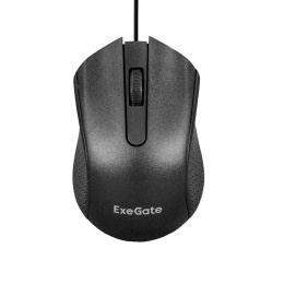 Мышь ExeGate Professional Standard SH-8012L (USB, оптическая, 1000dpi, 3D, 3 кнопки и колесо прокрутки, длина кабеля 2м, черная, Color Box) EX298194RUS