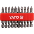 Бита крестовая YATO PН2 1/4 50мм 10шт. YT-0478 36140478 092 1