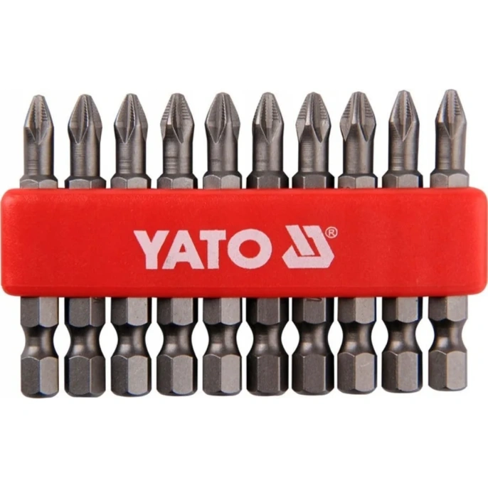 Бита крестовая YATO PН2 1/4 50мм 10шт. YT-0478 36140478 092 1