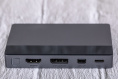 Переключатель CABLETIME CB00G (CT-PS41-GB1) 4-в-1, Mini DP / DP / HDMI / Type-C, 4K@60 Гц, 15 м, подсветка, космический серый