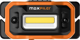 Фонарь налобный аккумуляторный MaxPiler MHF-01 (300/100/20/8 Лм, LED COB, 65°, 5 реж, 1.5-18 ч, инд. заряда)