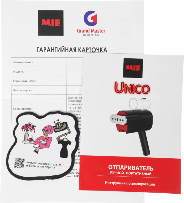 Отпариватель ручной MIE Unico,  черный [380820]