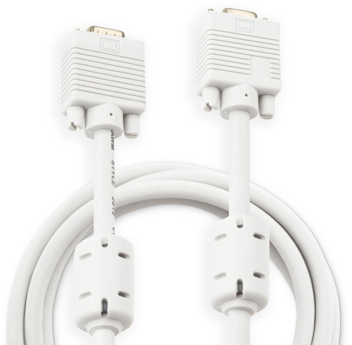 Кабель Buro CAB016S-10 VGA m VGA m 3м феррит.кольца серый