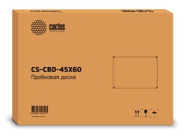 Доска пробковая Cactus CS-CBD-45X60 коричневый 45x60см