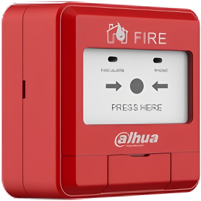 Тревожная кнопка Dahua DHI-HY-1200 DC24V, контрольный ток: ≤ 120 мкА, максимальный рабочий ток: ≤ 7 мА, громкость будильника: 75-115 дБ, 1,5-2,0 Гц, красный