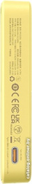 Портативное зарядное устройство Baseus P10064101Y23-00 MagPro Magnetic Bracket Wireless Fast-Charging 5000mAh 20W Lemon Yellow; с кабелем Type-C to Type-C 30cm White